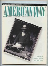 American Way Magazine American Airlines Feb 15, 1995 Panama Hat Calvin Trillin - £14.24 GBP