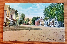 Postcard Main Street, Gray, Maine - Mailed 1911 - $10.00