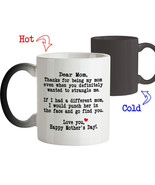 Coffee Mug Birthday Gift for Mom Thanks for being my Mom Mother&#39;s Day Mu... - £17.33 GBP+