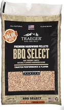 Traeger Grills BBQ Select 100% All-Natural Wood Pellets for - £32.09 GBP