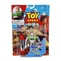 Vintage Disney Thinkway Toy Story Chrome Buzz Lightyear Action Figure Pixar New - £37.07 GBP