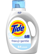 Free &amp; Gentle, Liquid Laundry Detergent Soap, Unscented, Hypoallergenic ... - £13.82 GBP