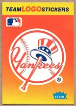 1991 Fleer Team Logo Stickers New York Yankees - £1.56 GBP