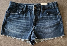 Universal Thread™ ~ Size 10/30R ~ Blue ~ Frayed Hemline ~ Shortie Stretch Shorts - $22.44