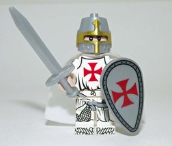 Building Knight Templar Soldier Minifigure US Toys - $7.30