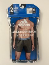 ADIDAS MEN&#39;S BOXER BRIEF ATHLETIC STRETCH UNDERWEAR 2 PACK 5&quot; INSEAM XL ... - $345.47 MXN