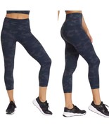 SPANX Medium 20099R Look at Me Now LAMN Black Camo Cropped Seamless Legg... - $27.15 CAD
