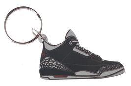 Good Wood Nyc Nero Cemento 3 Sneaker Portachiavi Bianca/Nero III Scarpe - $177.22 MXN