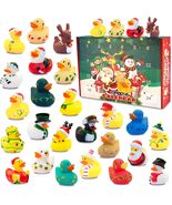 2025 Christmas Advent Calendar for Kids with Rubber Duck Bath Toys - $27.99