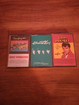Cassette Tape Lot - Bruce Springsteen, The Beatles, Elvis Presley  - $153.97 MXN