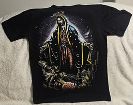 Guadalupe Virgin Mary Crown Juan Diego Church Cactus Flower Rose T-SHIRT - £9.15 GBP
