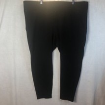 Torrid Size 4R Black Knit Pull-on Pants Leggings Heavier Weight Ankle - £19.41 GBP