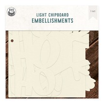 P13 Light Chipboard Album Base 6&quot;X6&quot;-Mix and Match, Santa&#39;s Workshop P13... - $10.80