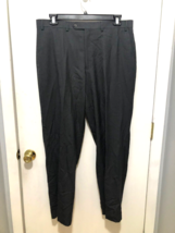 IZOD Mens Dress Pants SZ 38X32 Charcoal Gray - $8.90