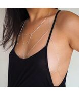 Simple and fashionable sexy bikini bead chain chest chain body chain Che... - $11.90
