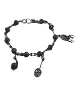 Antique Sterling Silver Filligree Balls Links And Charms Bracelet 7.5 - $60.75