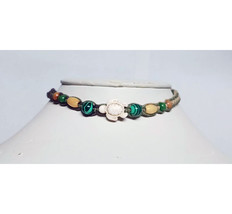 Turtle  Hemp Anklet or Bracelet    Handmade Jewelry - $13.99