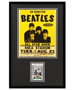 Beatles Framed 11x17 Vintage Topps American Pie Card + Shea Stadium Phot... - £62.21 GBP