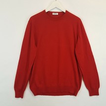 Pal Zileri Mens Red Extra Fine Merino Wool Sweater XXL US 56 Eur Italy R... - $23.72