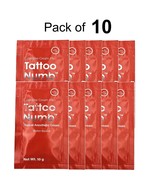 10 x 10g TattooNumb® Lidocaine Numbing Cream Pain Relief Anesthetic Skin... - $933.52 MXN