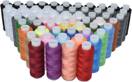 Sewing Threads 250 Yard per Spools Polyester Sewing Supplies Kits for Hand Machi - £20.22 GBP