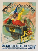 13052.Decor Poster.Room wall design.Vintage interior art.France and Russia girls - £13.76 GBP+