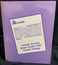 Cornell College Yearbook 1990-1991 Mt Vernon Iowa - £11.06 GBP