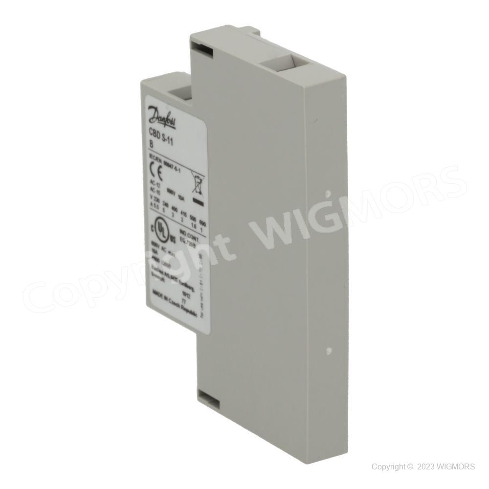 Auxiliary contact block Danfoss CI61-98 for circuit breaker S-111NO+1NC ... - $9.54