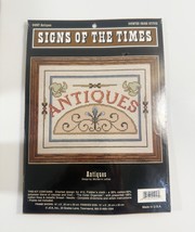 Antiques Cross Stitch Kit Signs of the Times 10&quot; x 8&quot; New Old Stock - $225.52 MXN