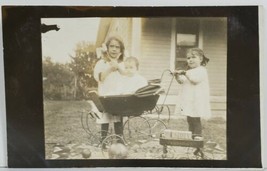 Rppc Phillipsburg Kansas Arnold Family Girls Wheeling Ave c1914 Postcard O19 - £20.15 GBP