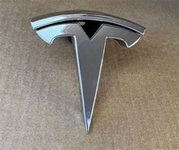 OEM For Tesla Model S 2016-2022 Front ACC Grille T-Emblem 1056386-00-F US  Logo - £66.61 GBP