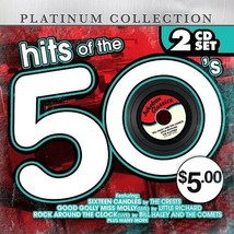 Hits Of The 50s Various Artists 2 CDs 2015 New Sealed - £6.89 GBP