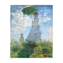 CLAUDE MONET - Woman With Parasol - Madame Monet &amp; Her Son (Giclée Art Print) - £5.71 GBP+