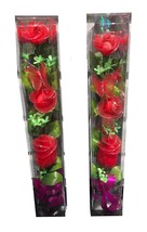 Red Roses Flowers - 3 Roses per Stem - £4.15 GBP