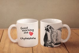 Clydesdale - mug with a horse and description:&quot;Good morning and love...&quot; - £11.87 GBP