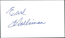 Earl Holliman Signed 3X5 Index Card Actor Police Woman Twilight Zone 1ST Episode - £14.09 GBP