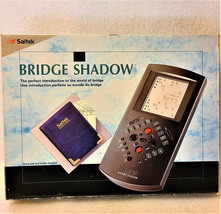 Saitek Bridge Shadow Computer 1992 LCD Bridge Tutor Game - £20.74 GBP