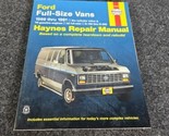 Ford Full-Size Vans 1969-1991 Haynes repair manual 36090 - £15.75 GBP