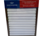 Dockers 13-Piece Handkerchief Set with Wooden Valet NEW - €13,71 EUR