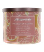Aeropostale 14.5 oz Soy Wax Blend 3 Wick Candle - Pink Lemon Parfait - $23.95