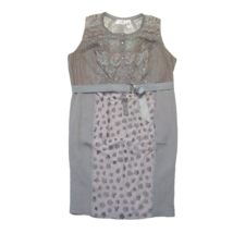 NWT Anthropologie Beguile by Byron Lars Gisella in Gray Lace Sheath Dres... - £122.32 GBP