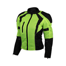 Womens Advanced 3-Season CE Armor Hi-Vis Mesh Motorcycle Jacket - £76.97 GBP+