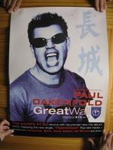 Paul Oakenfold Poster Great Wall World&#39;s #1 DJ - £21.23 GBP