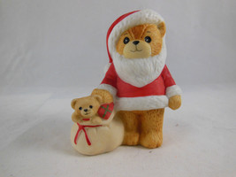 Vintage 1983 Lucy &amp; Me Santa with Presents Bear Rigg Enesco Porcelain Fi... - $9.69