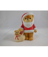 Vintage 1983 Lucy &amp; Me Santa with Presents Bear Rigg Enesco Porcelain Fi... - $182.28 MXN