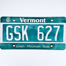 United States Vermont Green Mountain Passenger License Plate GSK 627 - $336.54 MXN