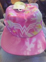 Wonder Woman Dc Comics Pink Tie Dye Adjustable Baseball Hat Cap New - £6.62 GBP