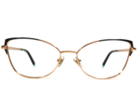 Tiffany and Co Eyeglasses Frames TF1136 6007 Black Rose Gold Wire Rim 53... - $121.37