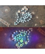 Original handmade Uranium glass necklace vaseline glass beads jewelry #2... - $743.92 MXN