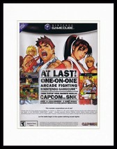 Capcom vs SNK 2002 Gamecube Framed 11x14 ORIGINAL Advertisement - $34.64